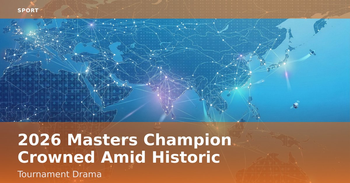 2026 Masters Champion Crowned Amid Historic Tournament Drama