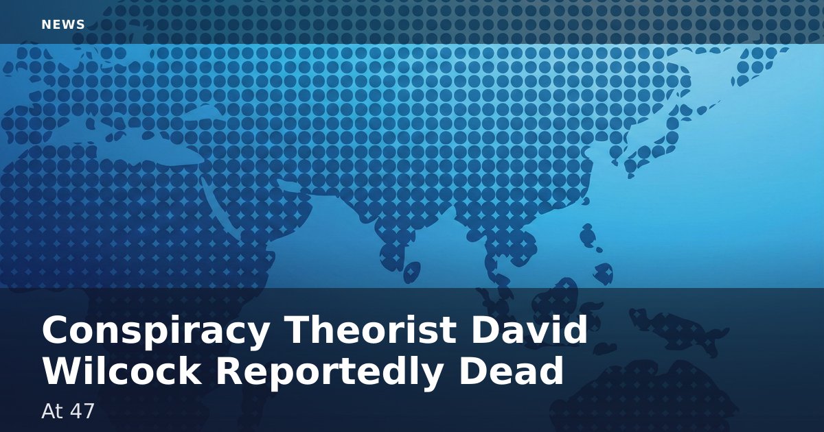 Conspiracy Theorist David Wilcock Reportedly Dead At 47