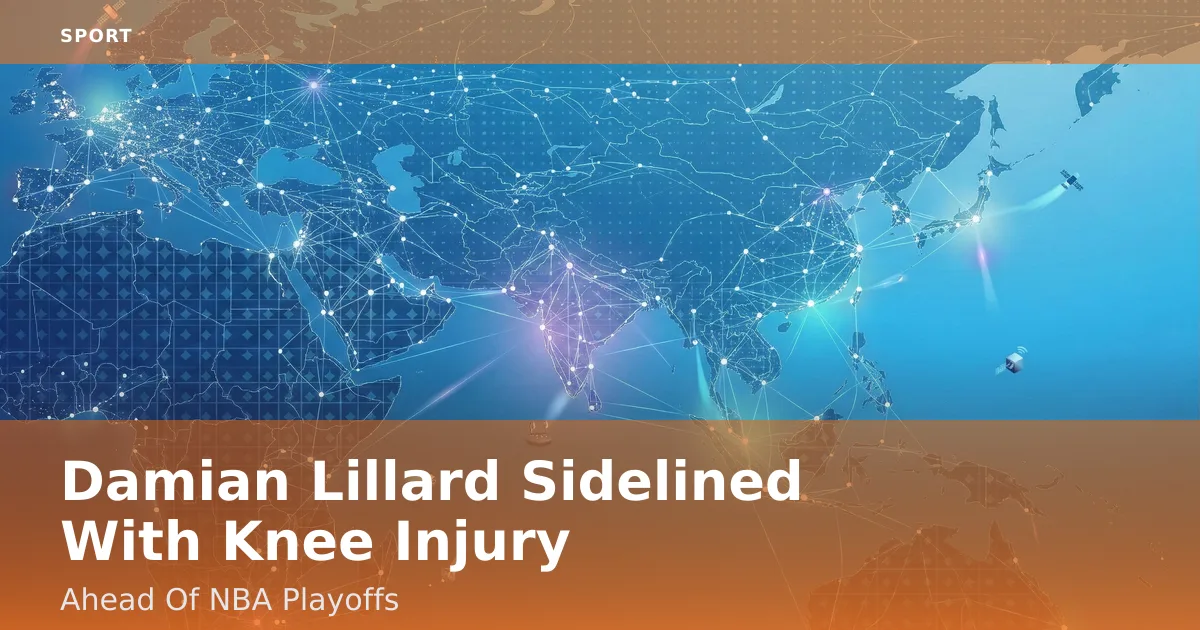 Damian Lillard Sidelined With Knee Injury Ahead Of NBA Playoffs
