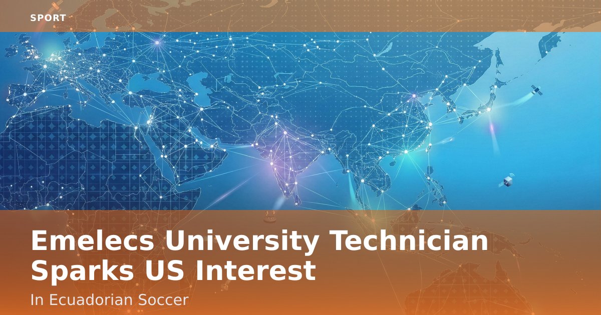 Emelec's University Technician Sparks US Interest In Ecuadorian Soccer