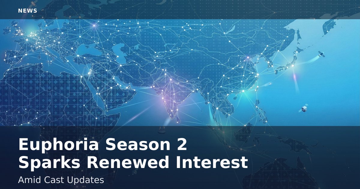 Euphoria Season 2 Sparks Renewed Interest Amid Cast Updates