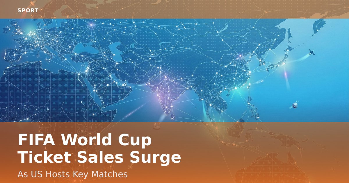 FIFA World Cup Ticket Sales Surge As US Hosts Key Matches