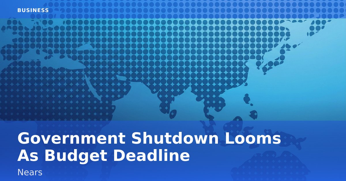Government Shutdown Looms As Budget Deadline Nears