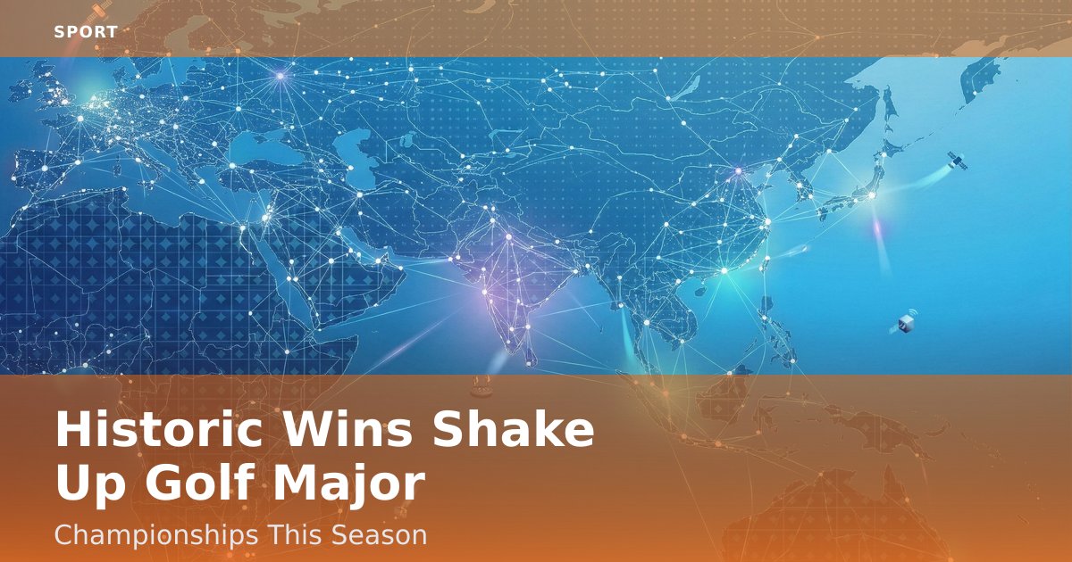 Historic Wins Shake Up Golf Major Championships This Season