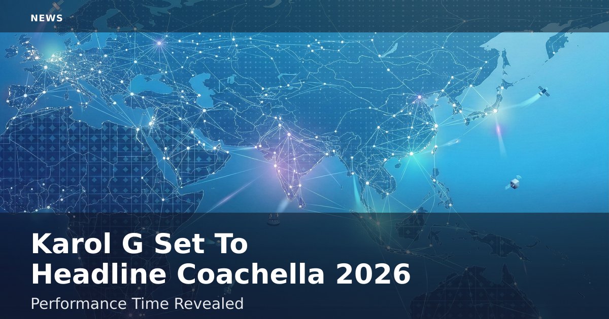 Karol G Set To Headline Coachella 2026: Performance Time Revealed