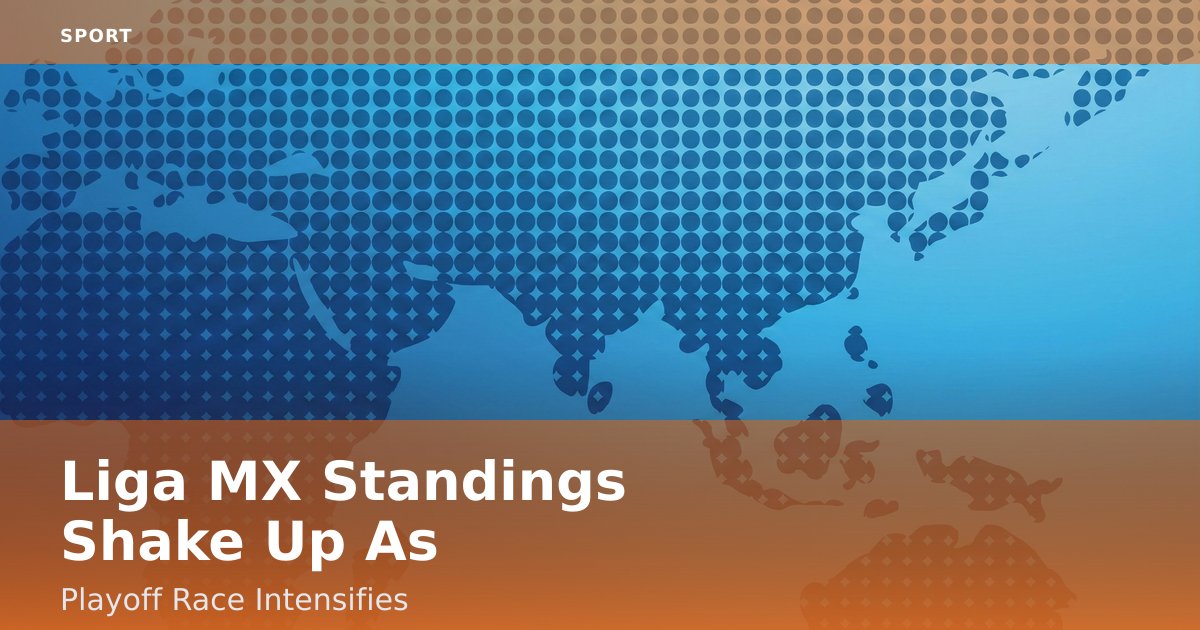 Liga MX Standings Shake Up As Playoff Race Intensifies