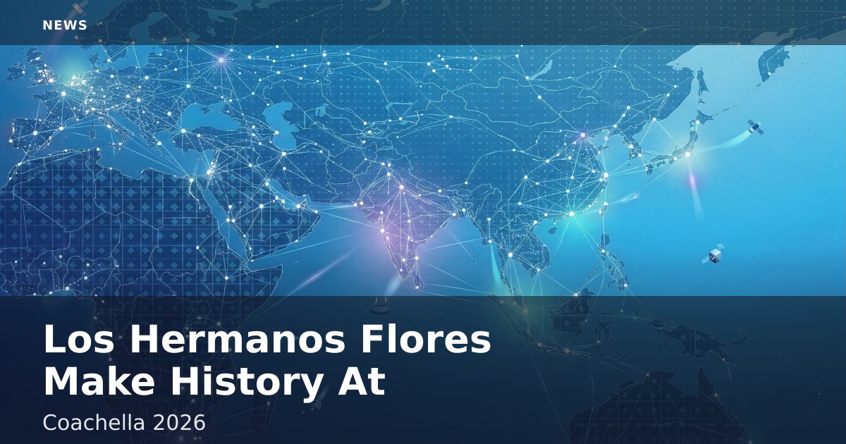 Los Hermanos Flores Make History At Coachella 2026