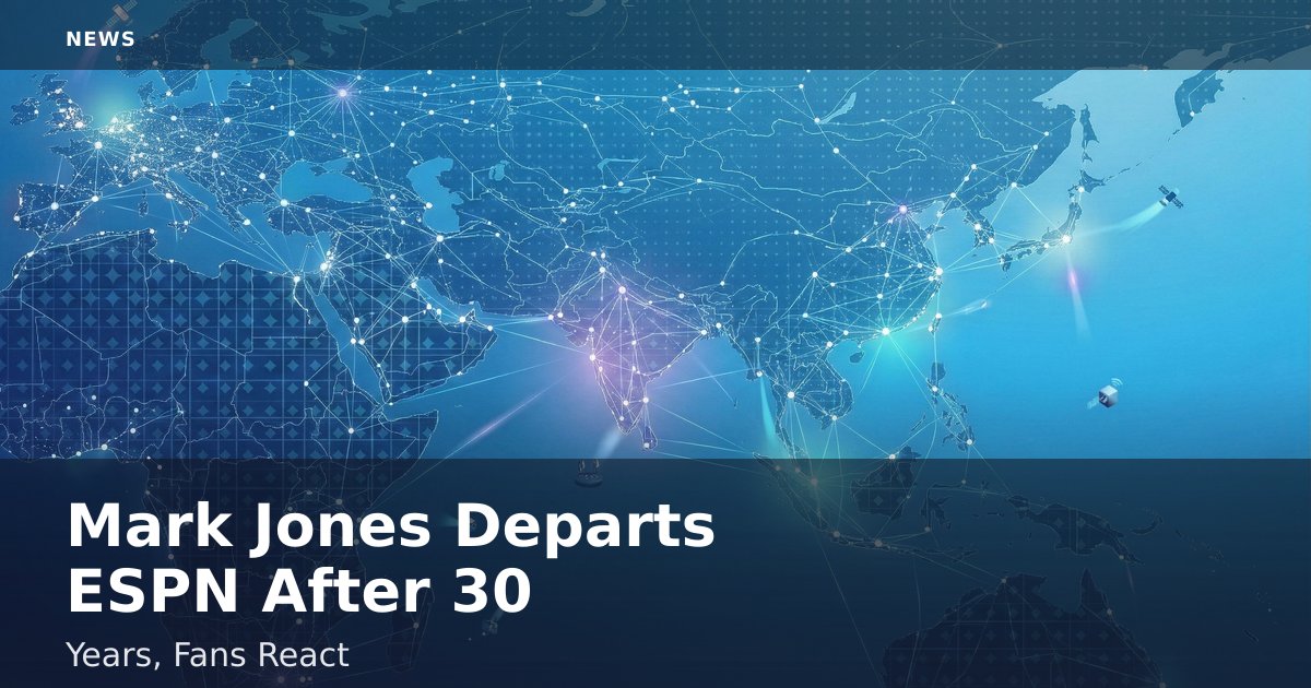 Mark Jones Departs ESPN After 30 Years, Fans React