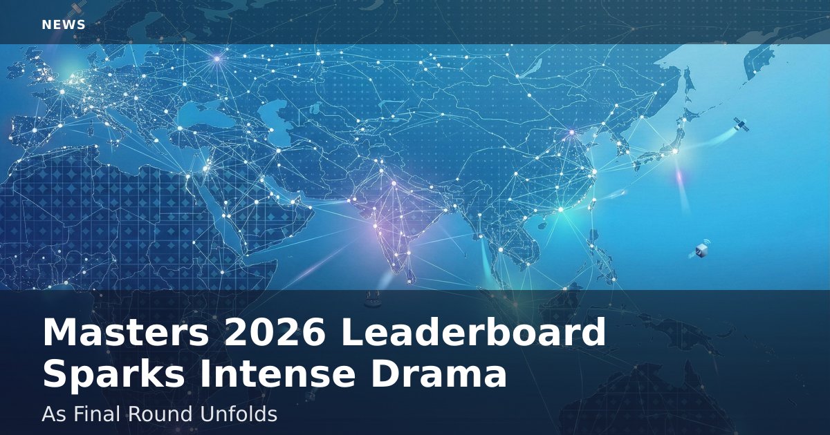 Masters 2026 Leaderboard Sparks Intense Drama As Final Round Unfolds