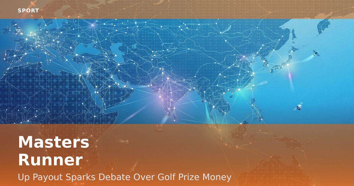 Masters Runner-Up Payout Sparks Debate Over Golf Prize Money