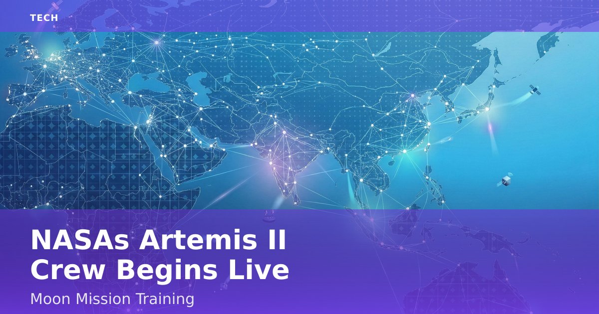 NASA's Artemis II Crew Begins Live Moon Mission Training