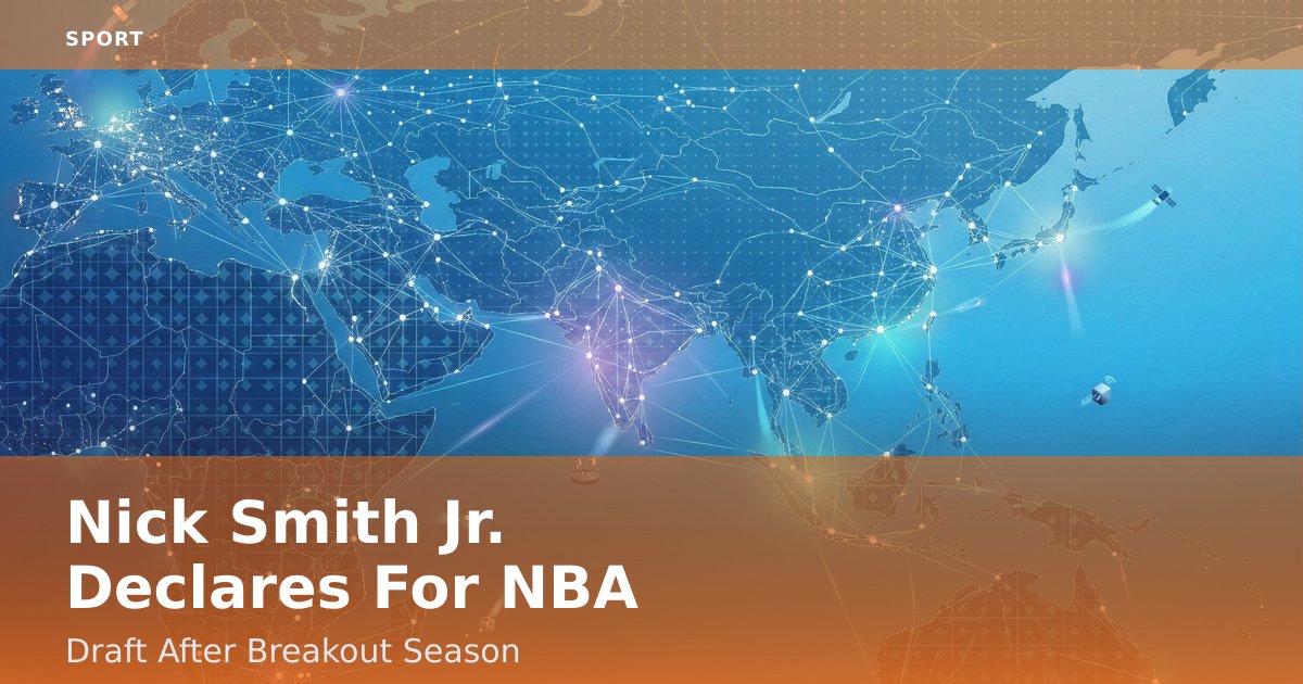 Nick Smith Jr. Declares For NBA Draft After Breakout Season
