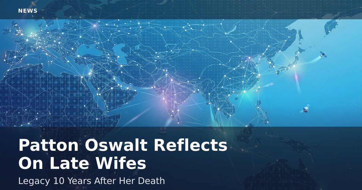 Patton Oswalt Reflects On Late Wife's Legacy 10 Years After Her Death
