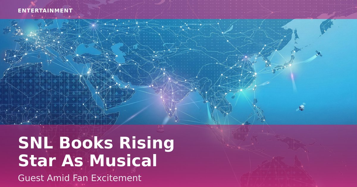 SNL Books Rising Star As Musical Guest Amid Fan Excitement