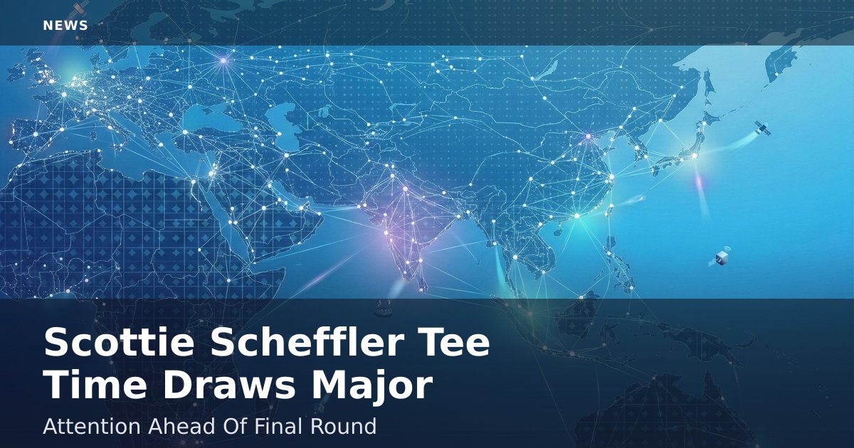 Scottie Scheffler Tee Time Draws Major Attention Ahead Of Final Round