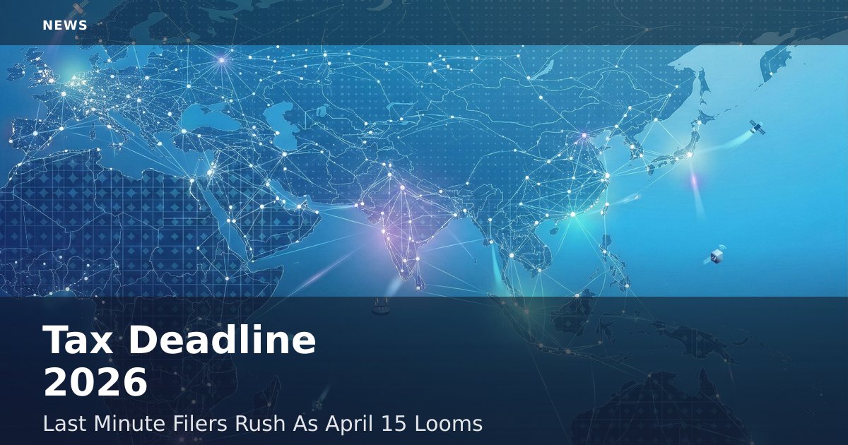 Tax Deadline 2026: Last-Minute Filers Rush As April 15 Looms