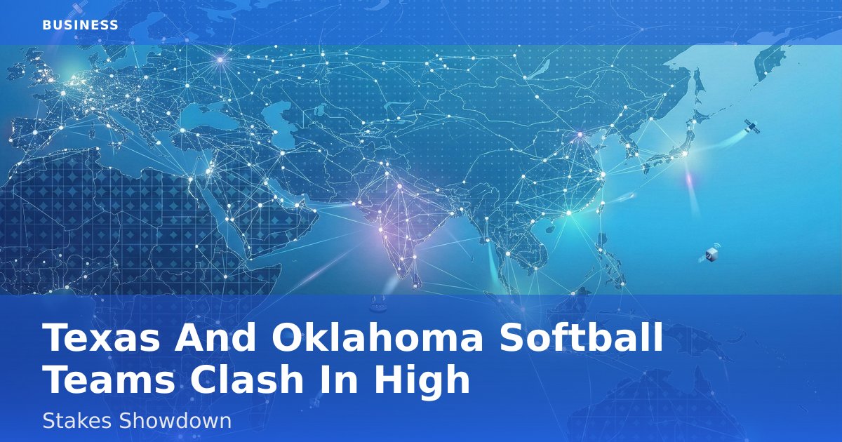 Texas And Oklahoma Softball Teams Clash In High-Stakes Showdown