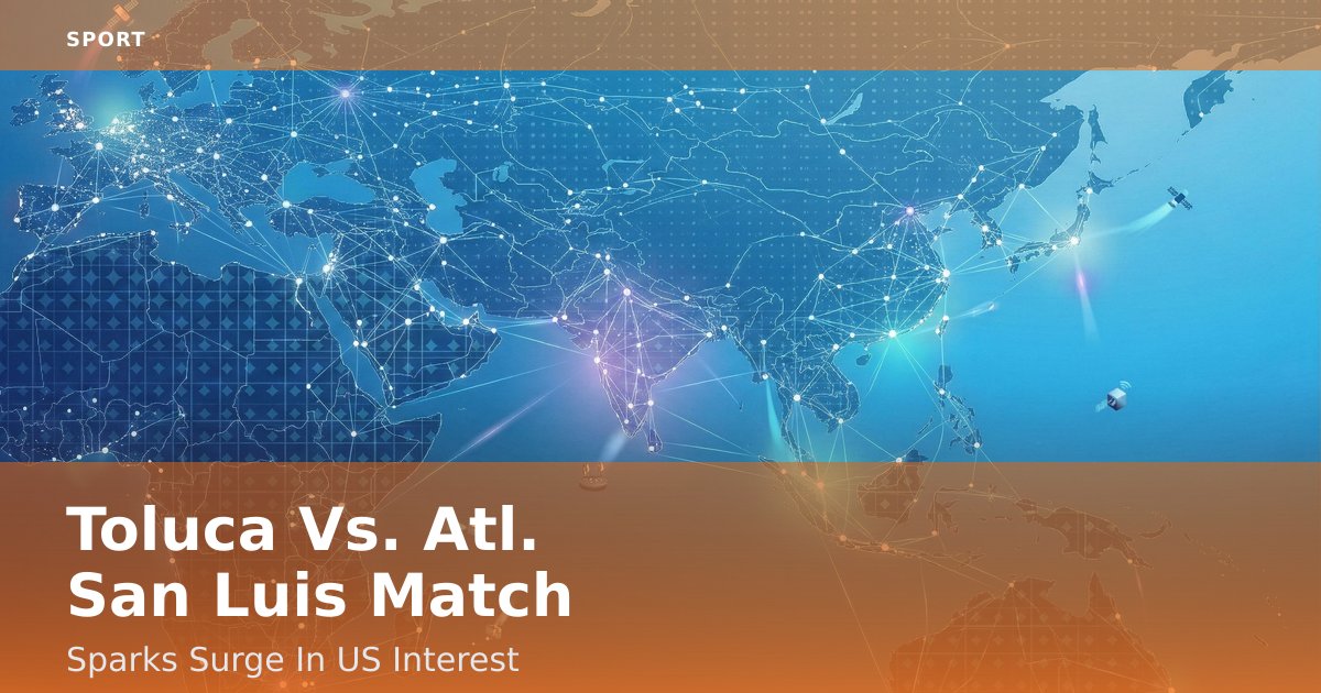 Toluca Vs. Atl. San Luis Match Sparks Surge In US Interest