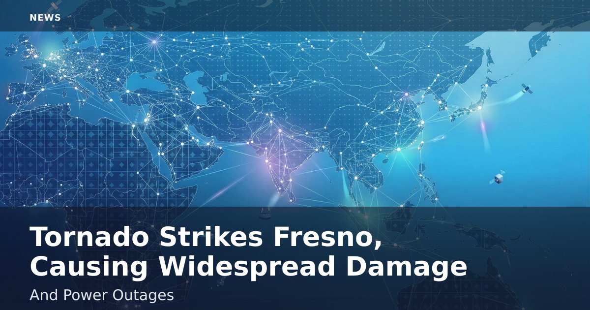 Tornado Strikes Fresno, Causing Widespread Damage And Power Outages