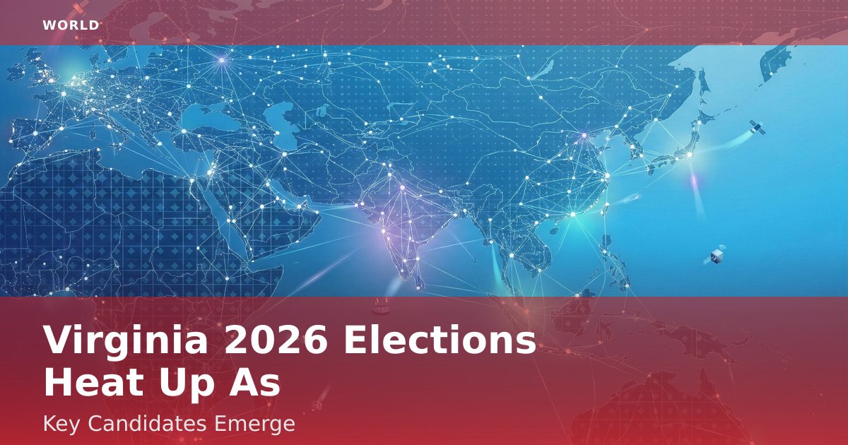 Virginia 2026 Elections Heat Up As Key Candidates Emerge