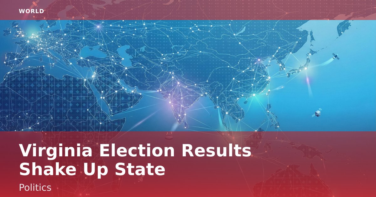 Virginia Election Results Shake Up State Politics