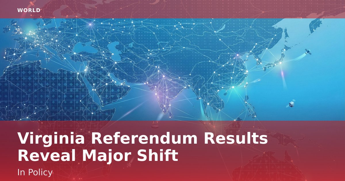 Virginia Referendum Results Reveal Major Shift In Policy