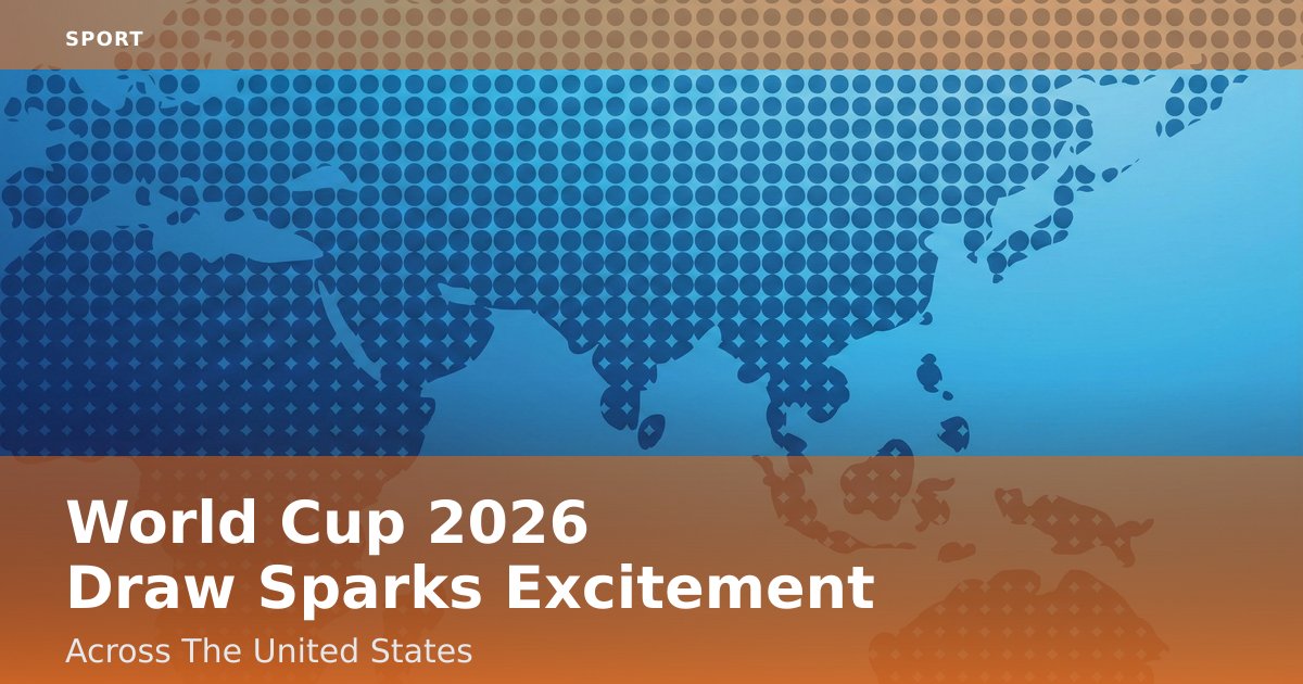World Cup 2026 Draw Sparks Excitement Across The United States