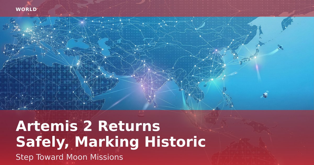 Artemis 2 Returns Safely, Marking Historic Step Toward Moon Missions