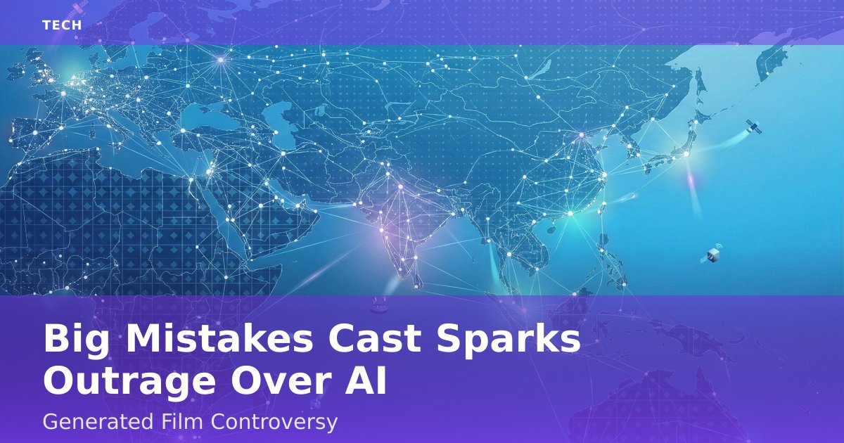 Big Mistakes Cast Sparks Outrage Over AI-Generated Film Controversy