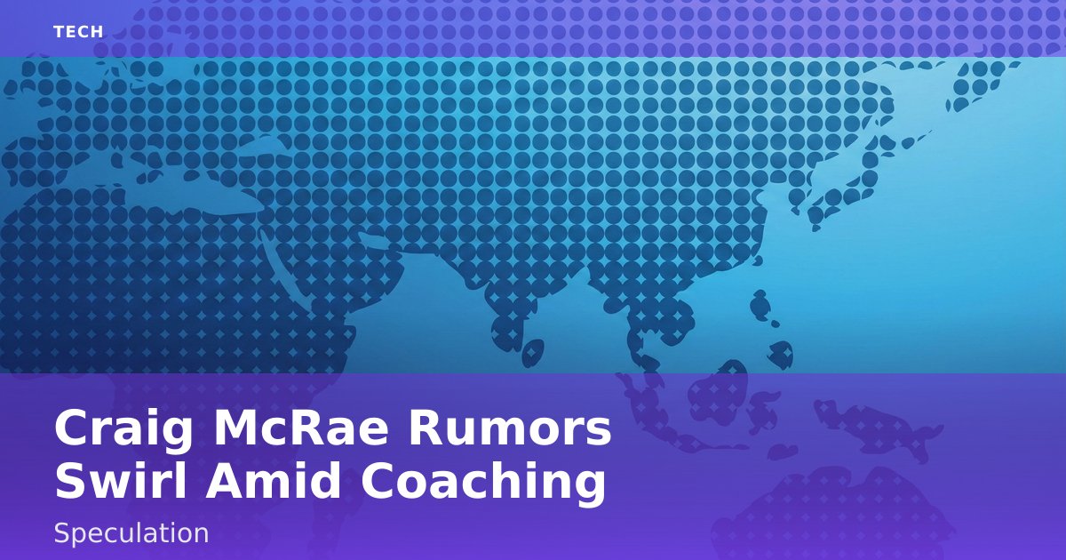 Craig McRae Rumors Swirl Amid Coaching Speculation