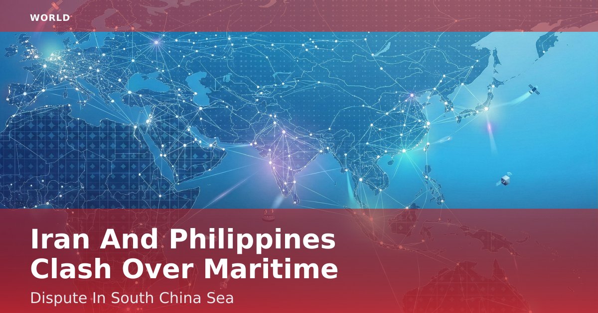 Iran And Philippines Clash Over Maritime Dispute In South China Sea