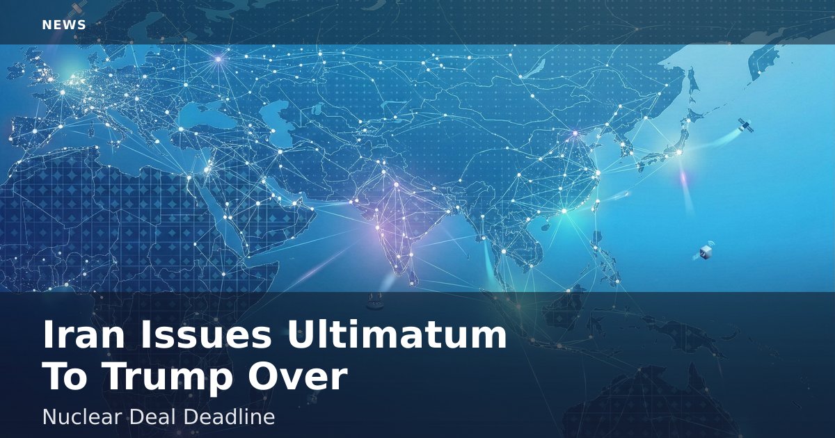 Iran Issues Ultimatum To Trump Over Nuclear Deal Deadline