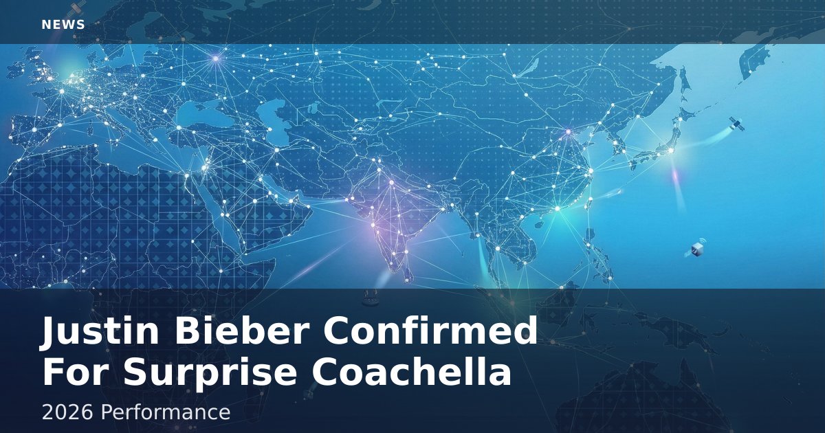 Justin Bieber Confirmed For Surprise Coachella 2026 Performance