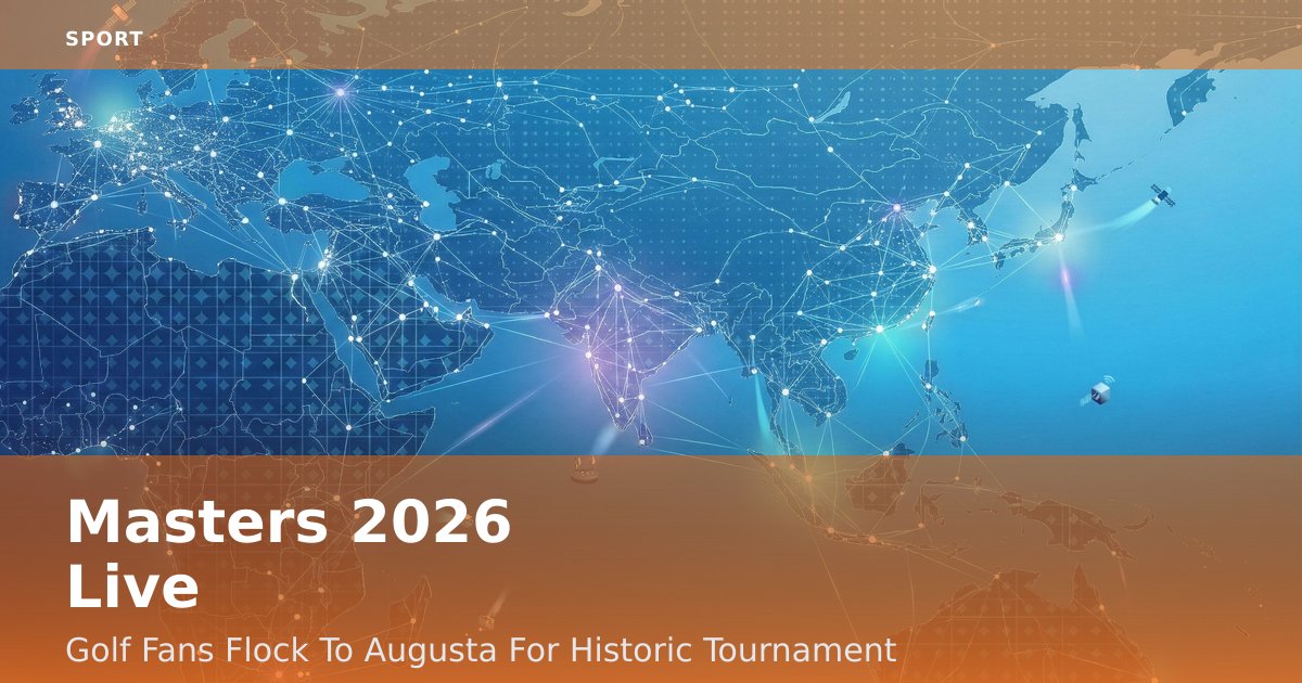 Masters 2026 Live: Golf Fans Flock To Augusta For Historic Tournament