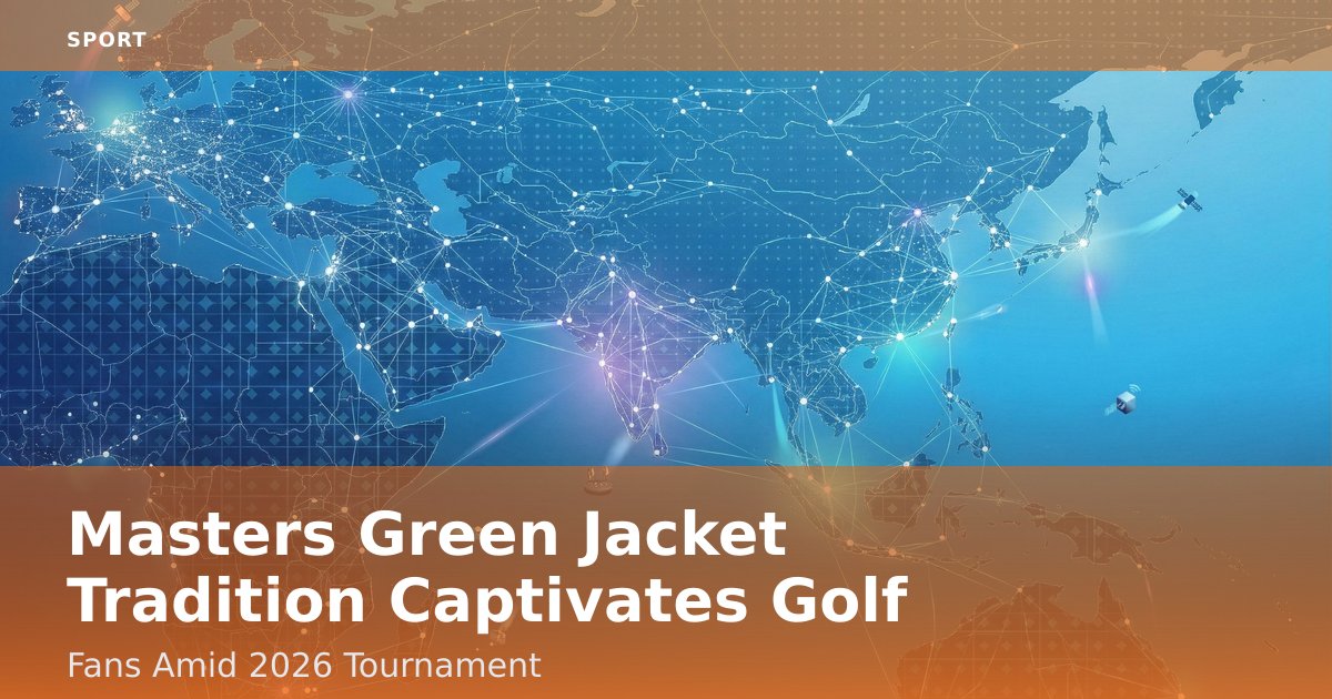 Masters Green Jacket Tradition Captivates Golf Fans Amid 2026 Tournament