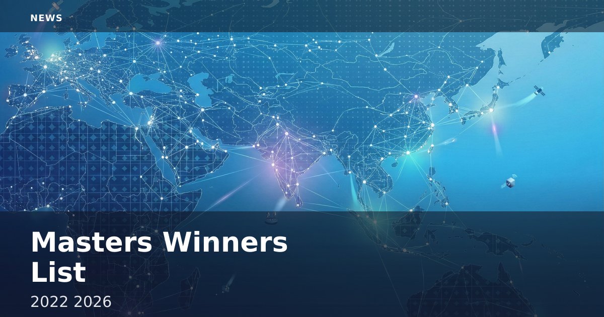 Masters Winners List: 2022-2026