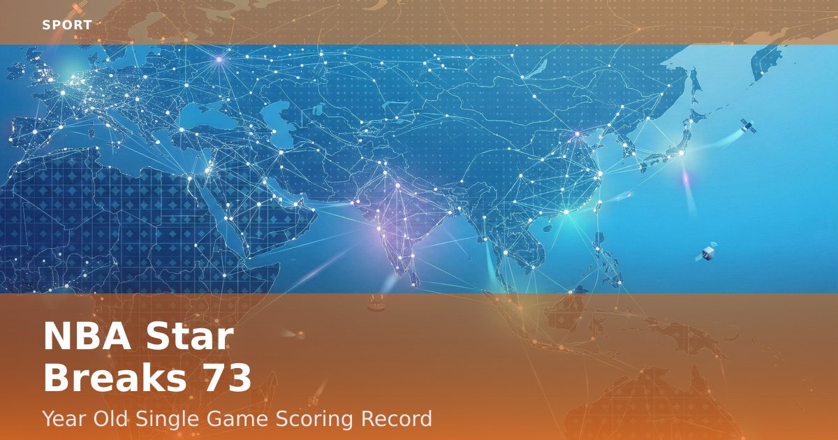 NBA Star Breaks 73-Year-Old Single-Game Scoring Record