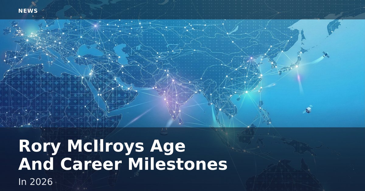 Rory McIlroy's Age And Career Milestones In 2026