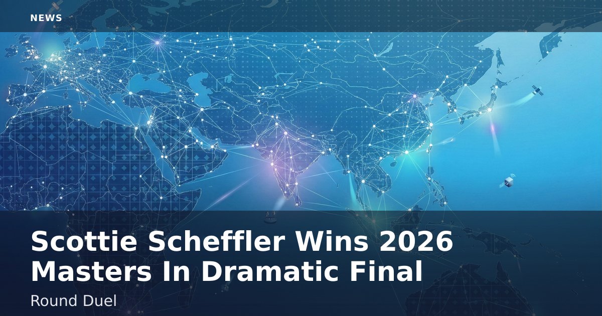 Scottie Scheffler Wins 2026 Masters In Dramatic Final-Round Duel