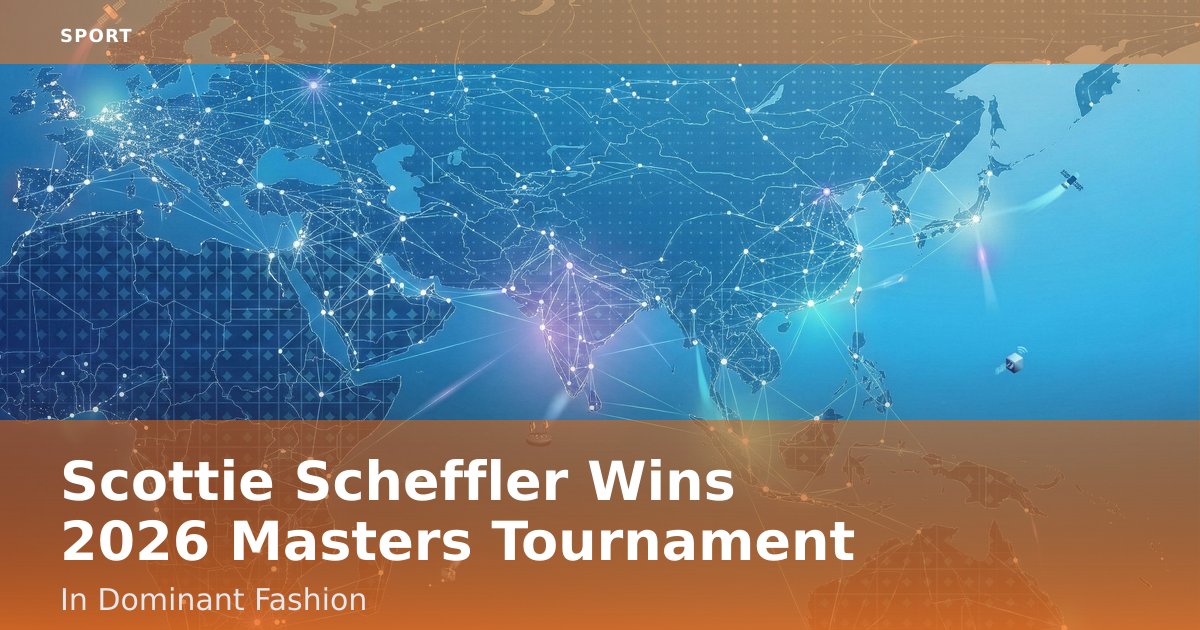 Scottie Scheffler Wins 2026 Masters Tournament In Dominant Fashion