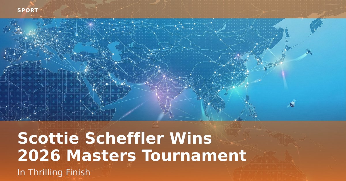 Scottie Scheffler Wins 2026 Masters Tournament In Thrilling Finish