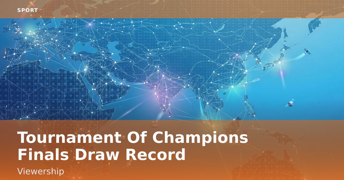 Tournament Of Champions Finals Draw Record Viewership